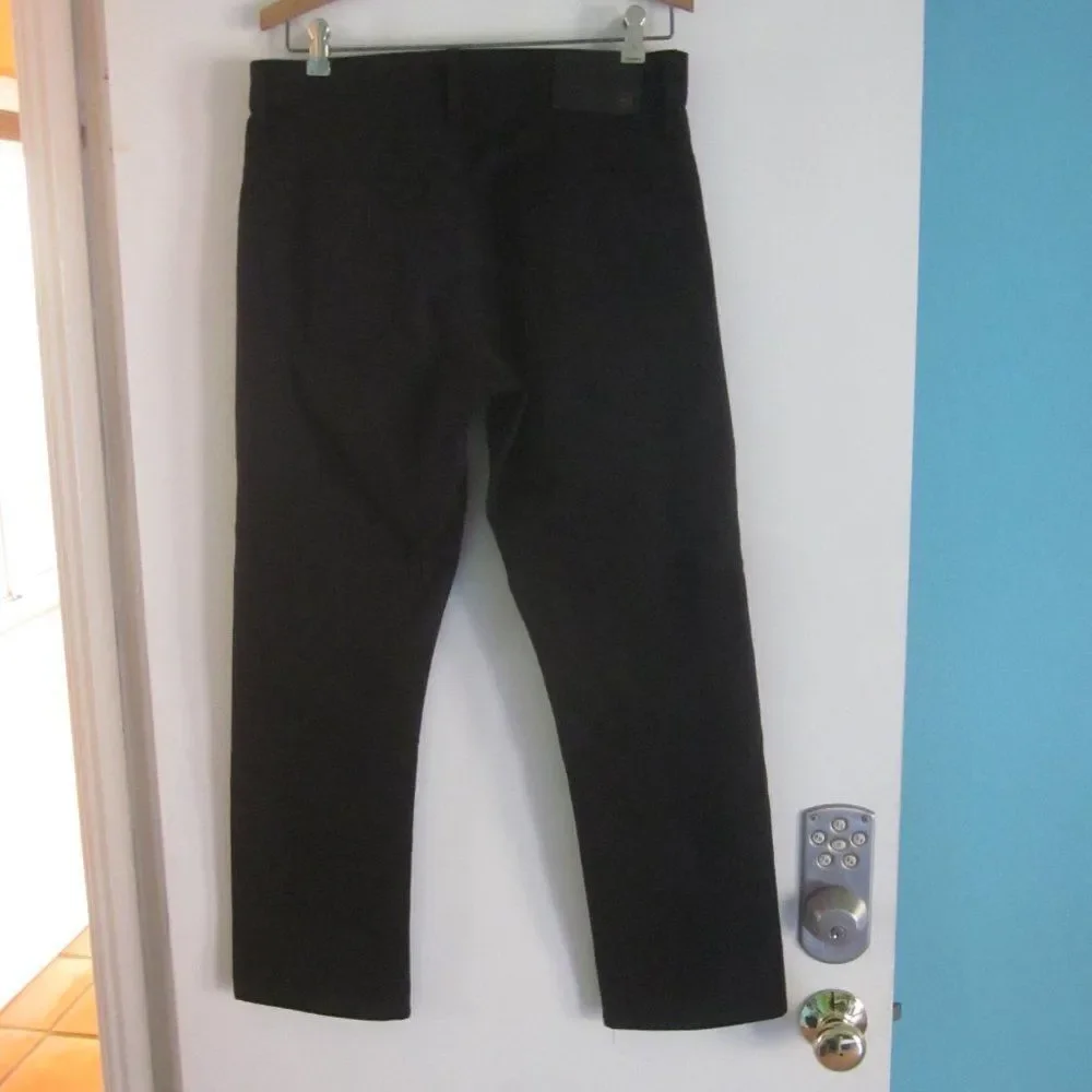 Mens Size 30 AG Adriano Goldschmied The Ives Modern Athletic Black Ankle Jeans